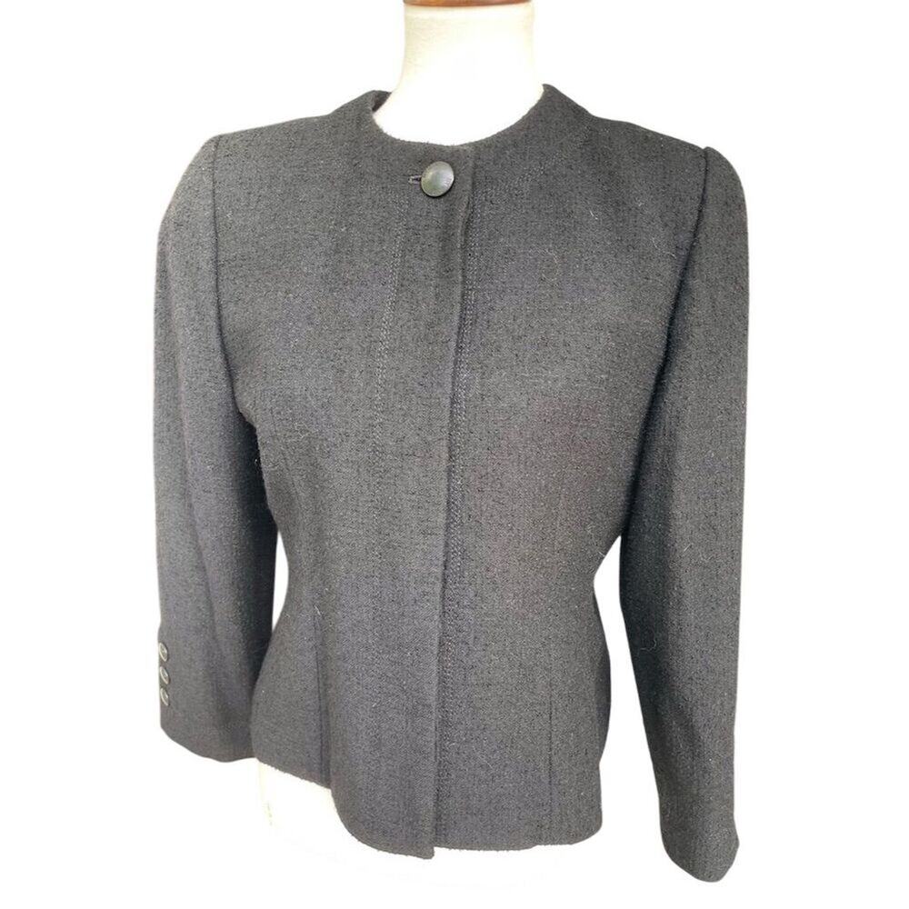 Bill Blass Formal Women’s wool blazer vintage 90’s padded shoulders